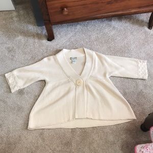 Cream colored cardigan!